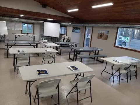 Hinton Fish and Game Association facilities are available for rentals for private events, such as courses