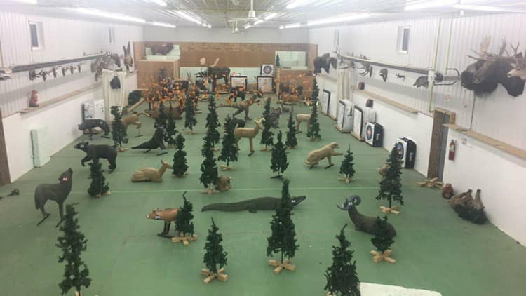 Hinton Fish and Game's Indoor Archery Range