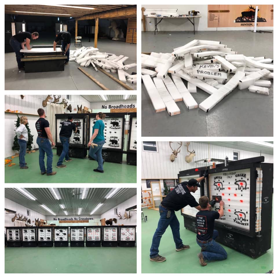Hinton Fish and Game Association is partnered with Yellowhead Arrow launchers, and hosts and indoor archery range
